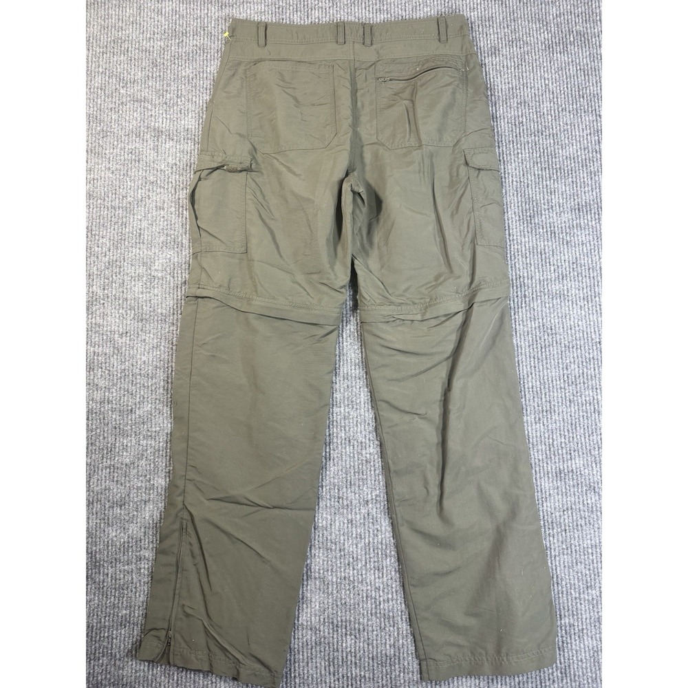 Cabela's‎ Olive Green Cargo Convertible Zip-Off Classic Fit Pants Size 34x34 - Picture 4 of 7
